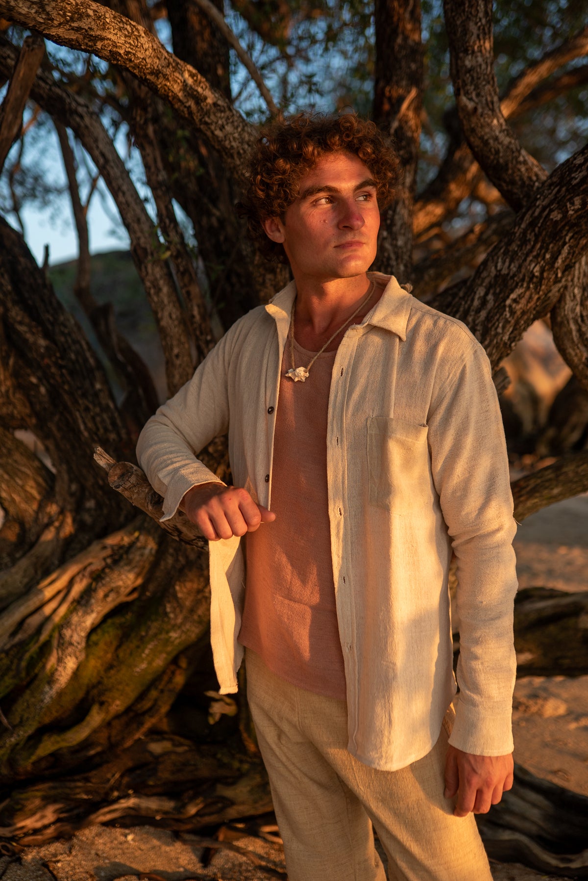 Classic Full Sleeve Shirt - Hemp - Natural White