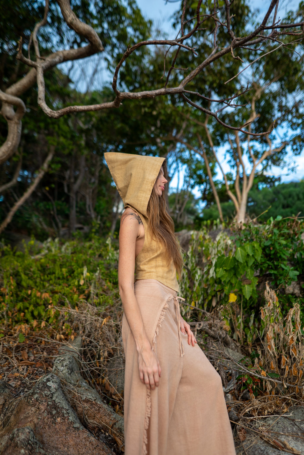 Forest Hoodie - Hemp-Cotton - Barberry Bark