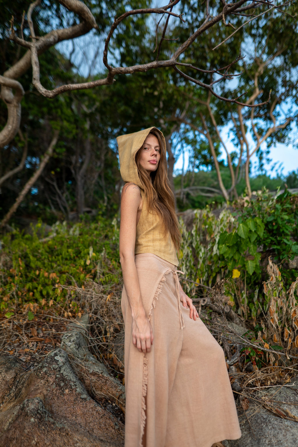 Forest Hoodie - Hemp-Cotton - Barberry Bark