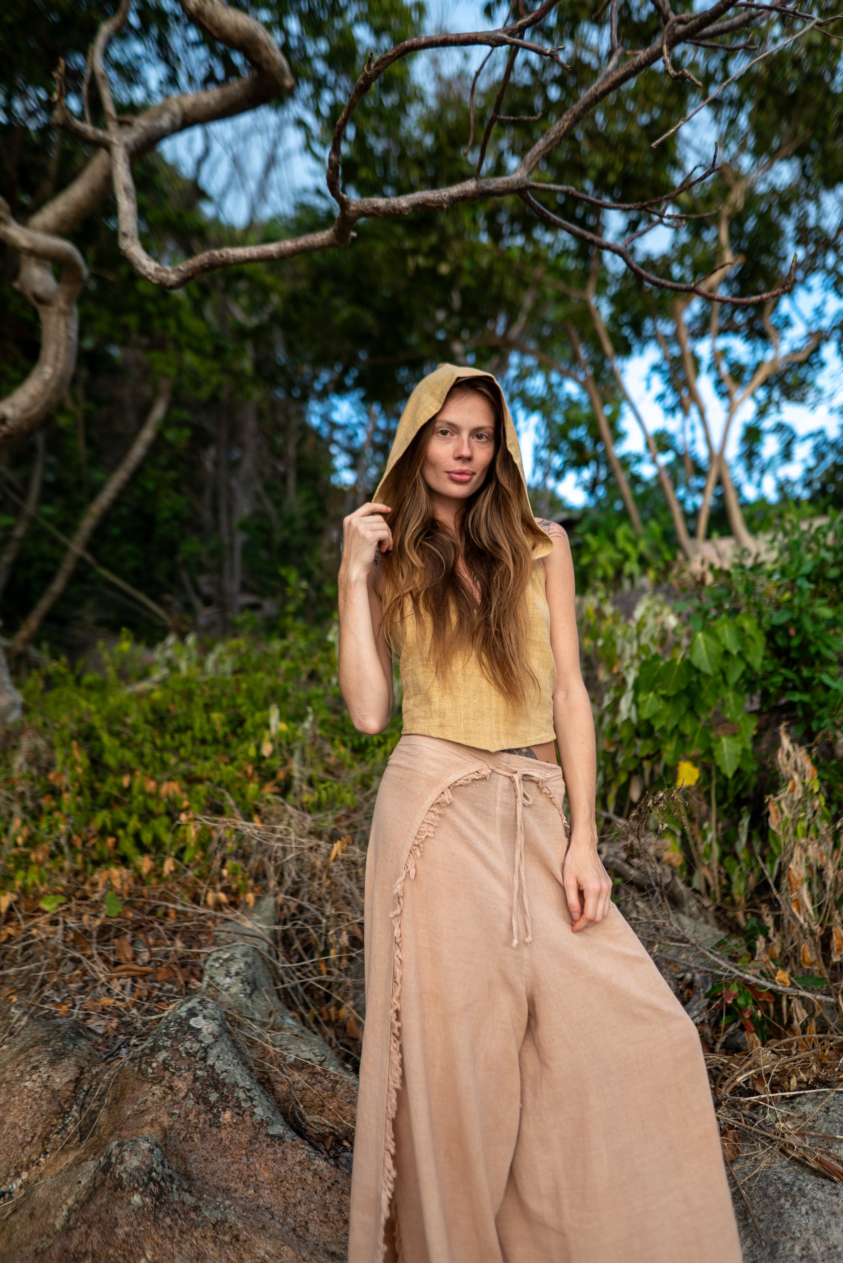 Forest Hoodie - Hemp-Cotton - Barberry Bark