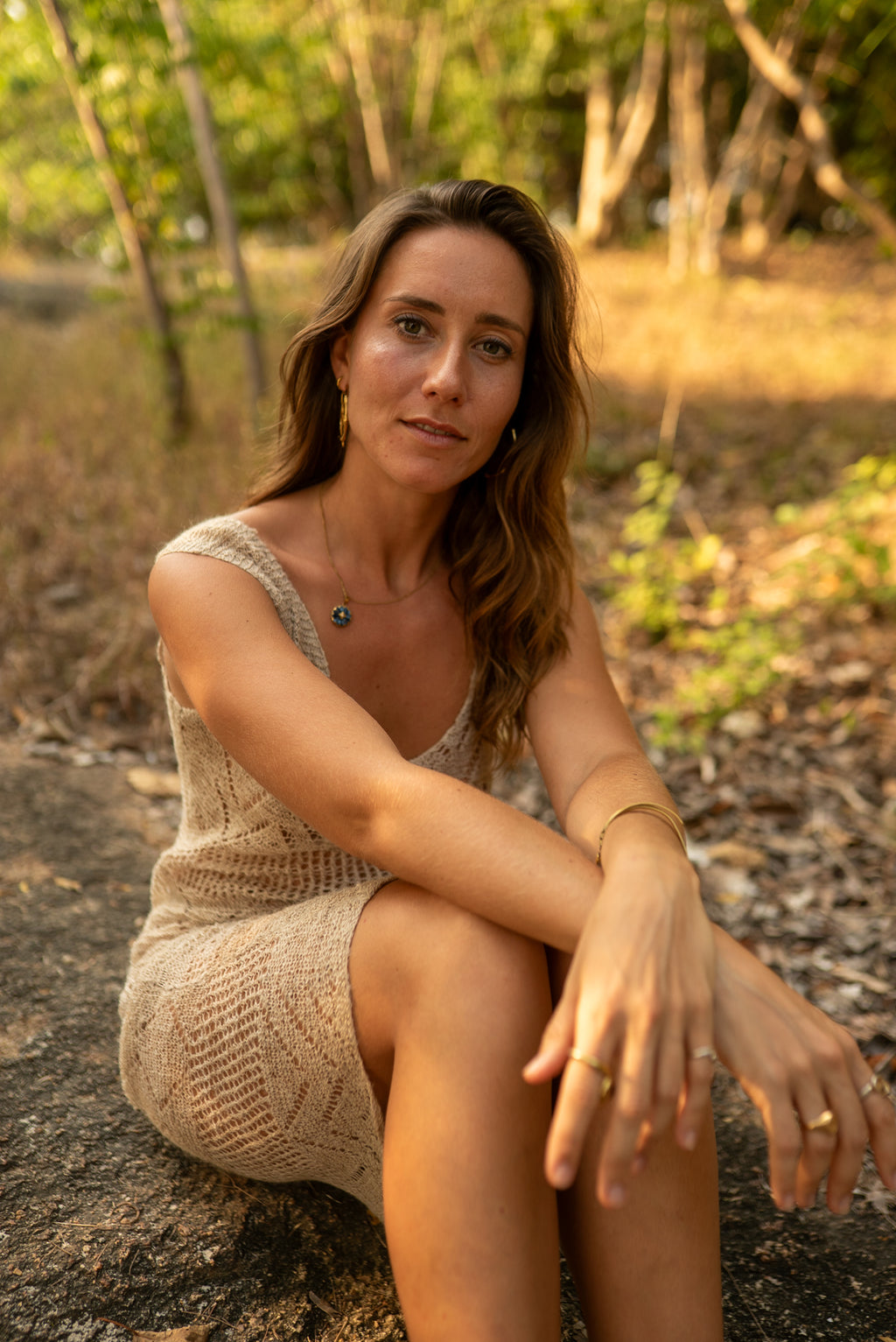 Forest Empress -  Handwoven Dress - Wild Nettle
